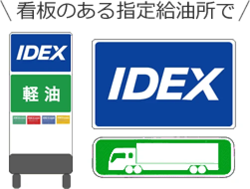 IDEX FLEET CARD 緑のカード